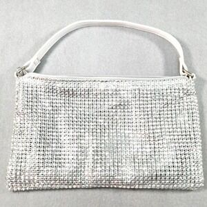 Art Class Silver Rhinestone Evening‎ Bag Purse Kids Girl Party Wedding